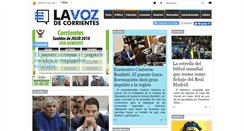 Desktop Screenshot of lavozdecorrientes.com